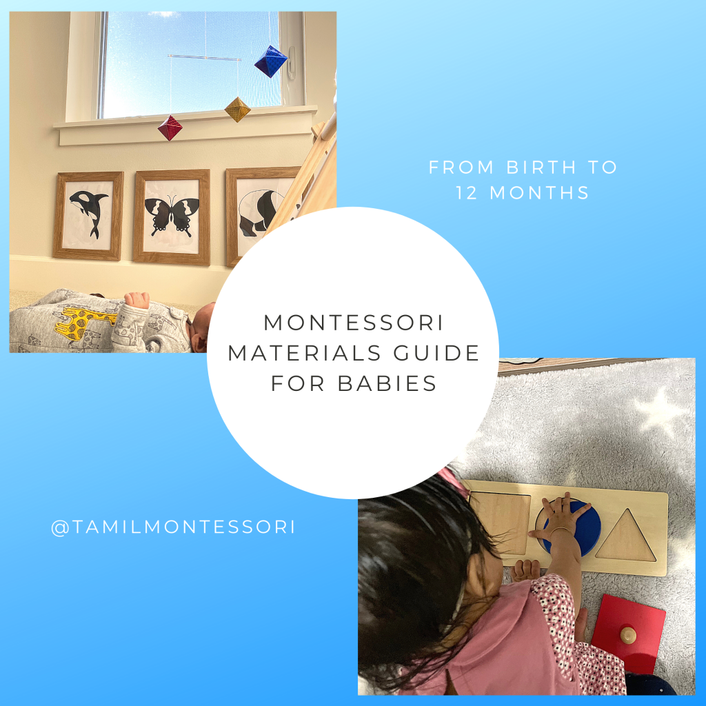 Montessori Materials Guide – From Birth To One